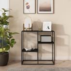 [en.casa] Console tafel Strömstad sidetable 80x80x26 cm zwar, Huis en Inrichting, Verzenden, Nieuw