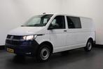 Volkswagen Transporter 2.0 TDI L2 Dubbele Cabine EURO 6, Stof, Gebruikt, Volkswagen, Wit