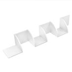 [en.casa]® Design wandplank - planken - wit model 4, Huis en Inrichting, Woonaccessoires | Wandplanken en Boekenplanken, Verzenden