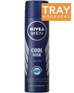 NIVEA MEN COOL KICK DEO SPRAY TRAY 6 X 150 ML, Verzenden, Nieuw