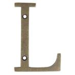 Letter groot L, brons antiek, Huis en Inrichting, Woonaccessoires | Overige, Nieuw, Ophalen of Verzenden