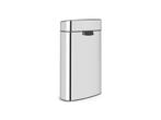 Brabantia Touch Bin Prullenbak - 40 liter - Brilliant Steel, Verzenden, Zo goed als nieuw