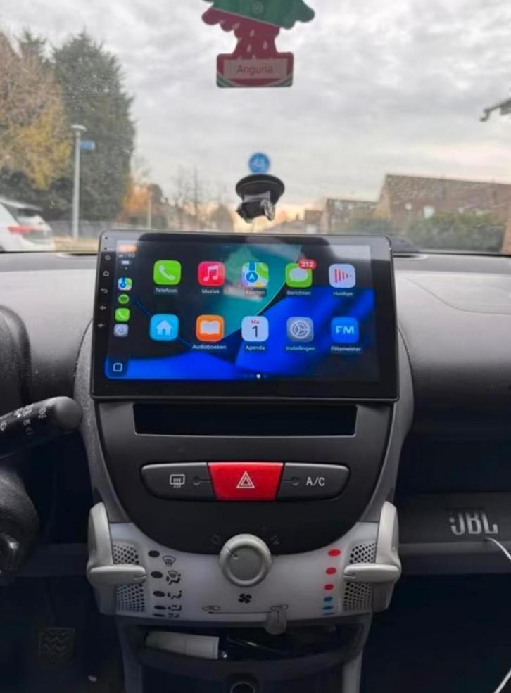 CarPlay/Android Scherm Aygo / C1/ 107 + montage, Auto diversen, Autoradio's, Nieuw