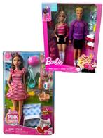 Mattel  - Barbiepop Barbie in Parijs en Ken en Barbie set