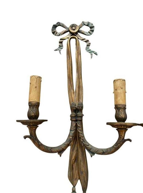 Wandkandelaar (2) - Brons, Antiek en Kunst, Curiosa en Brocante