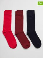 SALE -42% | Gant 3-delige set: sokken rood/zwart | OP=OP, Kleding | Heren, Sokken en Kousen, Nieuw, Verzenden