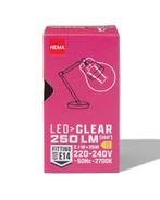 HEMA Led kogel clear E14 2.1W 250lm, Verzenden, Nieuw