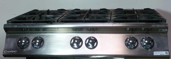 Occasion Mareno 6-vlams gaskooktafel Topunit, Zakelijke goederen, Horeca | Keukenapparatuur, Gebruikt, Ophalen