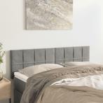 Hoofdborden | Lichtgrijs | Tweedekansje 40%, Ophalen of Verzenden, Nieuw, Tweepersoons, 140 cm