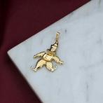 Gouden harlekijn hanger (witgoud, unisex, gouden hanger), Sieraden, Tassen en Uiterlijk, Ophalen of Verzenden, Gebruikt, Goud