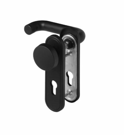Nemef binnendeurbeslag PC72 knop-kruk brandwerend 2919/02, Doe-het-zelf en Verbouw, Hang- en Sluitwerk, Verzenden