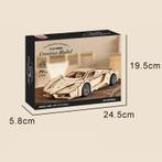 Off-Road Auto met Pull-Back Mechanisme Houten DIY Modelbouw, Hobby en Vrije tijd, Modelbouw | Overige, Verzenden, Nieuw