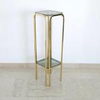 Standaard - piantana - Legering, Glas - Roestvrij glas met, Antiek en Kunst