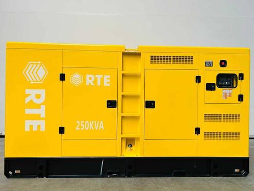 Veiling: Generator RTE 7155 Diesel 2024 250 kVA Nieuw, Zakelijke goederen, Machines en Bouw | Aggregaten, Ophalen