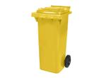 2-wiel kunststof afvalcontainer - 80 liter - geel, Ophalen of Verzenden