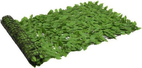 Balkonscherm groene bladeren 100x300 cm, Tuin en Terras, Schuttingen, Verzenden
