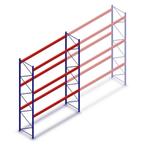 Gebruikte Mecalux palletstelling 3300x2700x1100 mm (hxbxd) 3