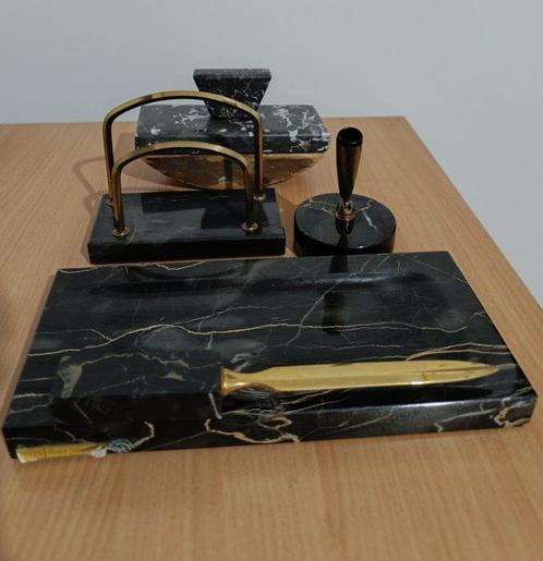 MHN - MHN - Bureauset - MARMER, Antiek en Kunst, Curiosa en Brocante