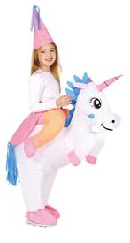 Opblaasbare Unicorn Kostum Kind 7/9 jaar, Verzenden, Nieuw