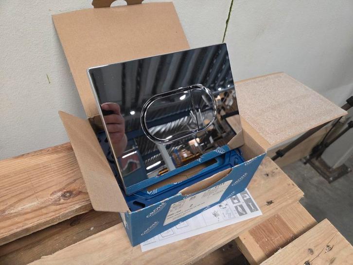 GROHE Arena Cosmopolitan wc bedieningsplaat horizontaal, Doe-het-zelf en Verbouw, Sanitair, Bad, Nieuw, Chroom, Ophalen of Verzenden