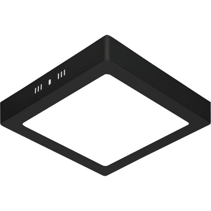 LED Paneel - 30x30 - 28W - Helder/Koud Wit 6400K - Mat Zwart, Doe-het-zelf en Verbouw, Bouwverlichting, Lamp met armatuur, Nieuw