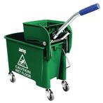 Jantex - rolemmer met wringer - groen - 20ltr - GK689, Verzenden