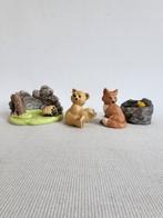 Collectie met dierenthema - Set van 2 Bosdieren Figuren –
