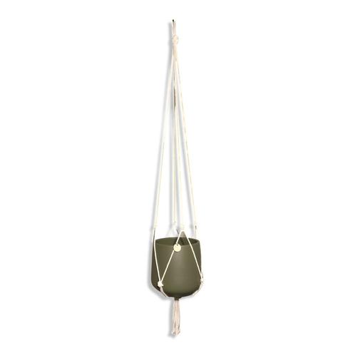 Minimalistische Plantenhanger - Gebroken Wit - Katoen -, Huis en Inrichting, Woonaccessoires | Overige, Nieuw, Ophalen of Verzenden