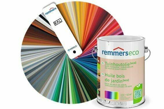 Remmers Tuinhoutolie Eco | RAL kleur naar keuze, Doe-het-zelf en Verbouw, Verf, Beits en Lak, Verzenden
