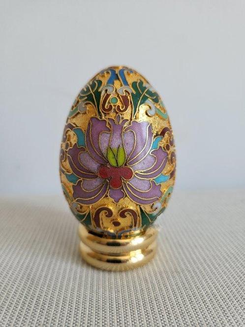 Fabergé ei - Lot de 2 œufs décoratifs – LŒuf Cloisonné &amp;, Antiek en Kunst, Curiosa en Brocante