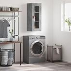 vidaXL Hangkast 34,5x34x90 cm betongrijs, Huis en Inrichting, Minder dan 50 cm, Verzenden, Nieuw, Minder dan 100 cm