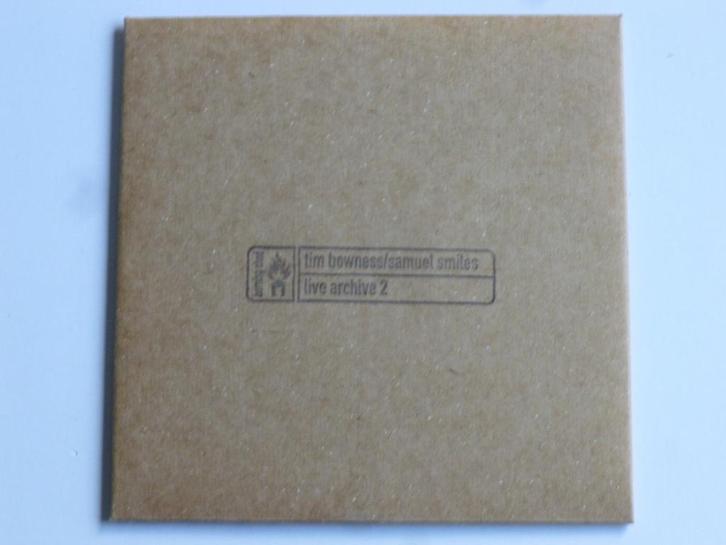 Tim Bowness / Samuel Smiles - Live Archive 2, Cd's en Dvd's, Cd's | Overige Cd's, Zo goed als nieuw, Verzenden