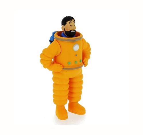 Kuifje PVC Beeldje Haddock Astronaut 8 cm, Verzamelen, Stripfiguren, Nieuw, Ophalen of Verzenden