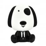 LED nachtlamp - Hond zwart-wit - Warm wit, Nieuw, Ophalen of Verzenden