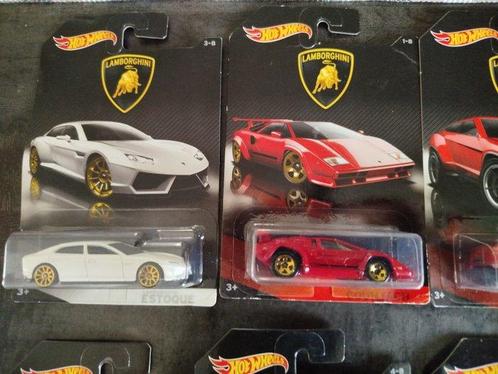 Hot Wheels 1:64 - Modelauto (8) - Lamborghini set - 2016, Hobby en Vrije tijd, Modelauto's | 1:5 tot 1:12