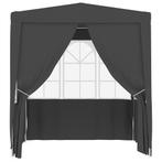 Partytent met wanden professioneel 90 g/m 2,5x2,5 m antra..., Verzenden, Nieuw, 2 meter of meer, Partytent