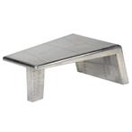 vidaXL Salontafel Aviator vintage luchtvaartstijl aluminium, Verzenden, Nieuw, 50 tot 100 cm, Metaal