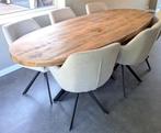 Eettafel ovaal tafel, GRATIS bezorging, diverse maten, 200 cm of meer, 50 tot 100 cm, Nieuw, Landelijk, industrieel, modern