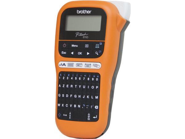 Veiling - Brother Pte110 Labelaar Oranje, Computers en Software, Labelprinters