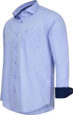 2dekans | Cappuccino Italia - L - Overhemd - Blauw, Kleding | Heren, Ophalen of Verzenden, Zo goed als nieuw, Cappuccino