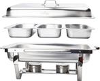 Alora Chafing Dish chrome 3 bakken (Buitenspeelgoed), Kinderen en Baby's, Ophalen of Verzenden, Nieuw