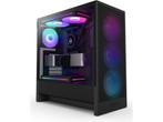 NZXT H5 Flow RGB (2024) - Mid-Tower - Ultrafijne gaaspanelen, Verzenden, Zo goed als nieuw