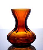 Glasfabriek Leerdam - A.D. Copier - Vaas - Amberkleurige Mid, Antiek en Kunst, Antiek | Glas en Kristal