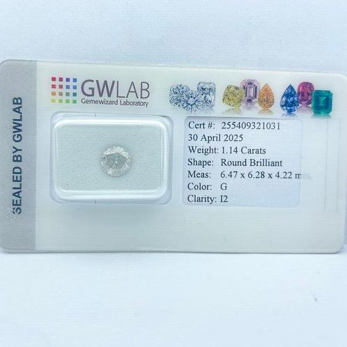 Zonder Minimumprijs - 1 pcs Diamant (Natuurlijk) - 1.14 ct -, Sieraden, Tassen en Uiterlijk, Edelstenen
