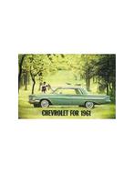 1961 CHEVROLET PROGRAMMA BROCHURE ENGELS (VS), Nieuw, Chevrolet, Author