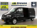 Volkswagen Transporter 2.0 TDI L2H1 Automaat Airco Cruise, Auto's, Bestelauto's, Automaat, Startonderbreker, Volkswagen, Zwart