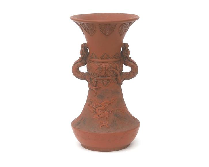 Een grote terracotta vaas, China, 20e eeuw, Antiek en Kunst, Antiek | Vazen