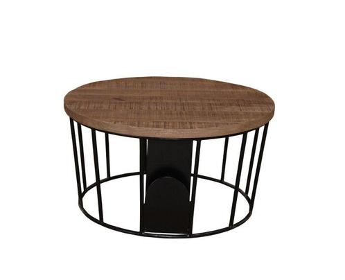 Salontafel Suzy met tijdschriftenhouder 90 cm | Moods, Huis en Inrichting, Tafels | Salontafels, Nieuw, Ophalen of Verzenden