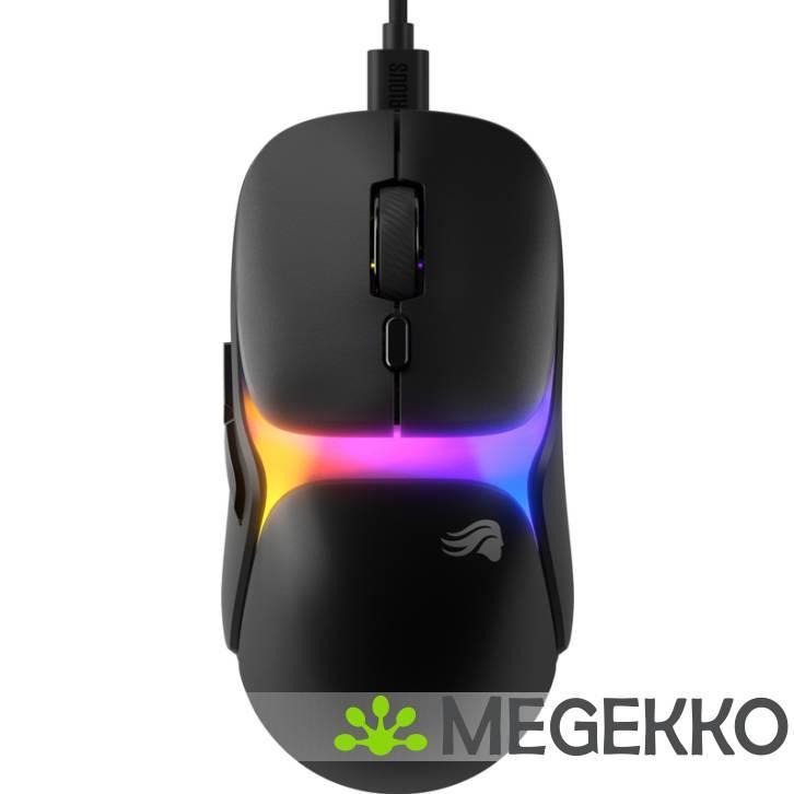 Glorious Model O3 Wired Zwart Gaming Muis, Computers en Software, Muizen, Nieuw, Verzenden