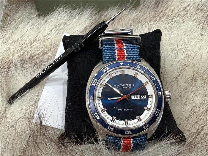 Hamilton - Pan-Europe - Heren - 2000-2010, Sieraden, Tassen en Uiterlijk, Horloges | Heren